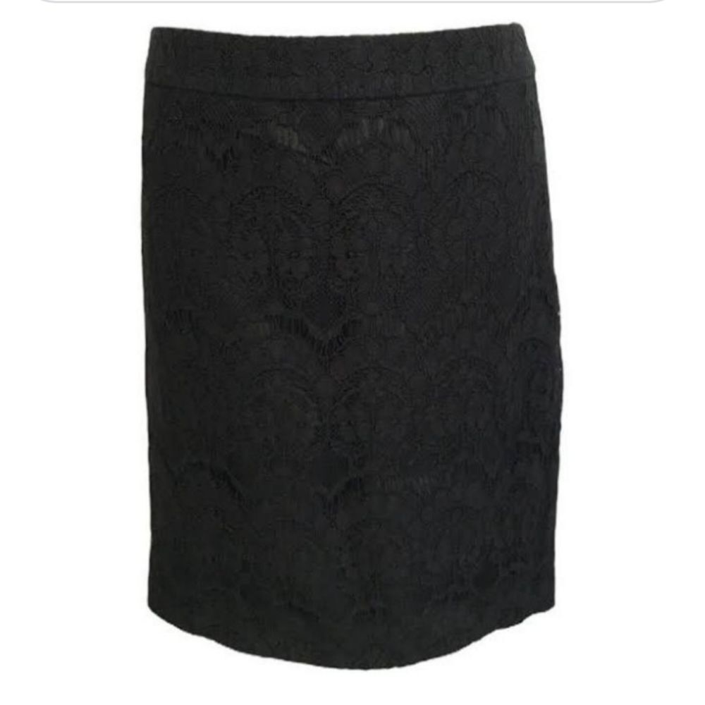 🛍Final Price | J.Crew | Lace Pencil Skirt | Black | 8
